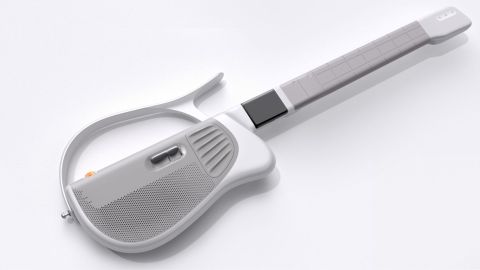 De plástico y sin cuerdas: así es la primera guitarra con IA