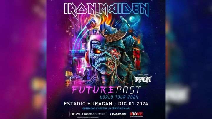 Iron Maiden en Argentina: comenzó la venta general de entradas
